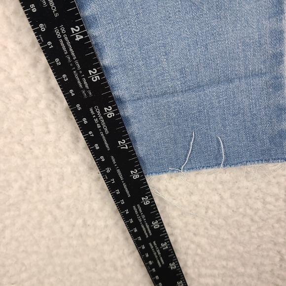 KanCan Jeans Womens 9 / 28 Skinny Distress Fray Light Wash Blue - Picture 6 of 12